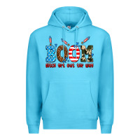 Ocean Blue boom bitch get out the way Premium Hoodie - AdoDesignShop