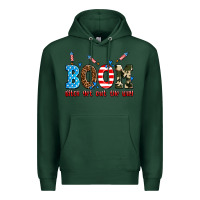 Sports Green boom bitch get out the way Premium Hoodie - AdoDesignShop