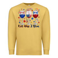 Antique Gold red wine and blue wine glasses Premium Sweatshirt - texasbilliewilder