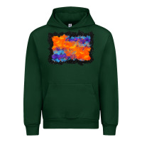 Foreset Green halloween bat background Urban Hoodie - BundleAndBundleShop
