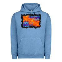 Pigment Pebble Blue halloween bat background Urban Hoodie - BundleAndBundleShop