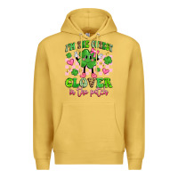Antique Gold i'm the cutest clover in the patch Premium Hoodie - Artiststas