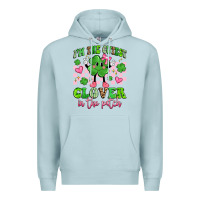 Blue Mist i'm the cutest clover in the patch Premium Hoodie - Artiststas