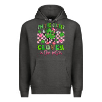 Charcoal Heather i'm the cutest clover in the patch Premium Hoodie - Artiststas