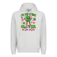Dove Grey i'm the cutest clover in the patch Premium Hoodie - Artiststas