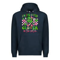 Navy i'm the cutest clover in the patch Premium Hoodie - Artiststas
