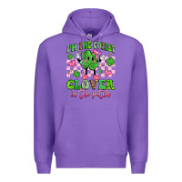 Purple i'm the cutest clover in the patch Premium Hoodie - Artiststas