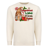 Sandshell gingerbread wishes and cocoa kisses Premium Sweatshirt - Zillion Design Studio