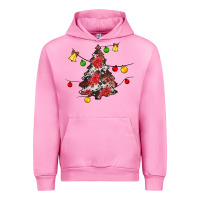 Fuchsia Pink Christmas trees lights Urban Hoodie - JahusDesignShop