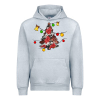 Heather Grey Christmas trees lights Urban Hoodie - JahusDesignShop