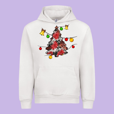 Christmas Trees Lights Urban Hoodie Designed By Jahusdesignshop