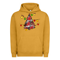 Pigment Peanut Butter Christmas trees lights Urban Hoodie - JahusDesignShop