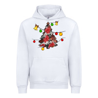 White Christmas trees lights Urban Hoodie - JahusDesignShop