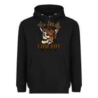 Black the lonely cowboy club Heavyweight Hoodie - MaliasSmallBusiness