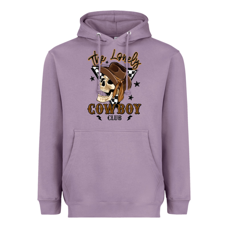 The Lonely Cowboy Club Heavyweight Hoodie by MaliasSmallBusiness | Teevron