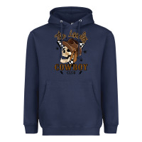 Navy the lonely cowboy club Heavyweight Hoodie - MaliasSmallBusiness