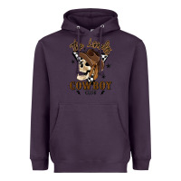 Plum the lonely cowboy club Heavyweight Hoodie - MaliasSmallBusiness