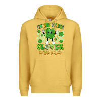 Antique Gold i'm the cutest clover in the patch artiststas Premium Hoodie - Artiststas