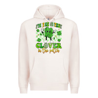 Pale Pink i'm the cutest clover in the patch artiststas Premium Hoodie - Artiststas