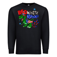 Black red white rawr billie wilder Premium Sweatshirt - texasbilliewilder