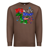 Chestnut red white rawr billie wilder Premium Sweatshirt - texasbilliewilder