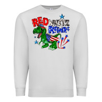 Dove Grey red white rawr billie wilder Premium Sweatshirt - texasbilliewilder