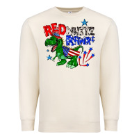 Sandshell red white rawr billie wilder Premium Sweatshirt - texasbilliewilder