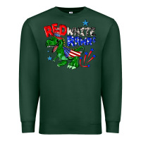 Sports Green red white rawr billie wilder Premium Sweatshirt - texasbilliewilder