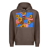 Coffee basic sunflower and leopard Premium Hoodie - AdoDesignShop