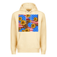 Pina Colada basic sunflower and leopard Premium Hoodie - AdoDesignShop