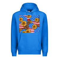 True Royal basic sunflower and leopard Premium Hoodie - AdoDesignShop