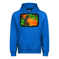 Cobalt halloween mystic symbol background Urban Hoodie - BundleAndBundleShop