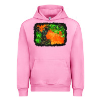 Fuchsia Pink halloween mystic symbol background Urban Hoodie - BundleAndBundleShop