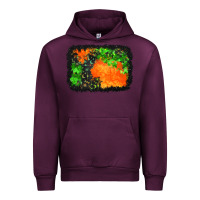 Mauve Wine halloween mystic symbol background Urban Hoodie - BundleAndBundleShop
