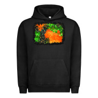 Pigment Black halloween mystic symbol background Urban Hoodie - BundleAndBundleShop