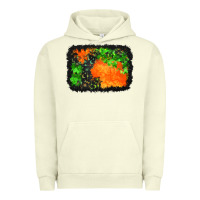 Pigment Pistachio halloween mystic symbol background Urban Hoodie - BundleAndBundleShop
