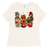Christmas Coffee Gnome Ladies Tee | Teevron