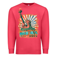 Cardinal retro freedom rocks billie wilder Premium Sweatshirt - texasbilliewilder