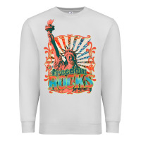 Dove Grey retro freedom rocks billie wilder Premium Sweatshirt - texasbilliewilder