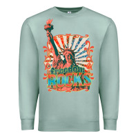 Seafoam retro freedom rocks billie wilder Premium Sweatshirt - texasbilliewilder