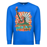 True Royal retro freedom rocks billie wilder Premium Sweatshirt - texasbilliewilder