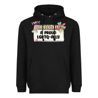 Black proud ally Heavyweight Hoodie - MaliasSmallBusiness