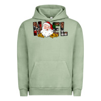 Pigment Oil Green santa noel Urban Hoodie - JahusDesignShop