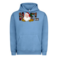 Pigment Pebble Blue santa noel Urban Hoodie - JahusDesignShop