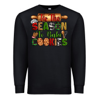Black tis the season to bake cookies Premium Sweatshirt - Zillion Design Studio