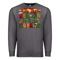 Charcoal Heather tis the season to bake cookies Premium Sweatshirt - Zillion Design Studio