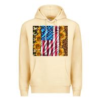 Pina Colada american realistic flag Premium Hoodie - AdoDesignShop
