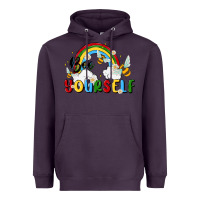 Plum bee yourself Heavyweight Hoodie - MaliasSmallBusiness