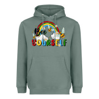 Sage bee yourself Heavyweight Hoodie - MaliasSmallBusiness