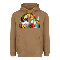Toasted Coconut bee yourself Heavyweight Hoodie - MaliasSmallBusiness